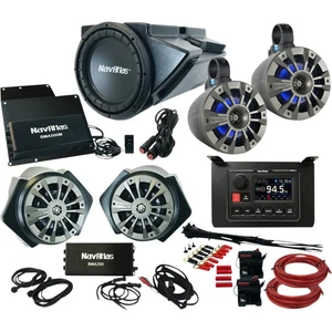 2019-2020 for Polaris RZR XP Turbo S 4x4 NAVATLAS Audio Kit Zone 4 Turbo S S13 - Picture 1 of 1