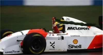 Minichamps 1/18 McLaren MP4/8 Ayrton Senna 1993 Europe GP Limited 994 JAPAN - Image 1 of 4