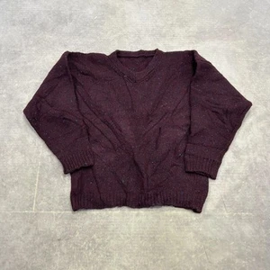 Vintage Knitted Jumper Speckled Patterned Chunky Knit Sweater Women's M - Picture 1 of 5