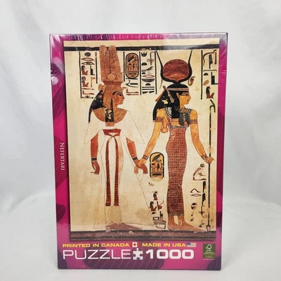New Sealed EuroGraphics Egyptian "Nefertari"  1000 Pc Puzzle Rare - Image 1 of 4