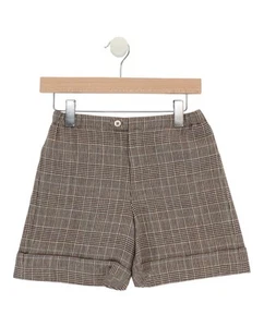 Gucci Boys Wool Blend Plaid Shorts - Picture 1 of 2