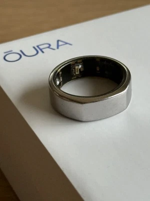Oura Ring Gen 3 - Heritage -  Silver - Size 11 - Image 1 of 4