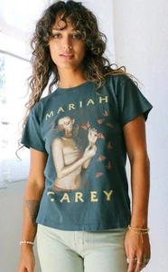 T-shirt DAYDREAMER Mariah Carey Butterfly Tour taglia S nuova con etichette $79 scintillante nella farfalla - Foto 1 di 8