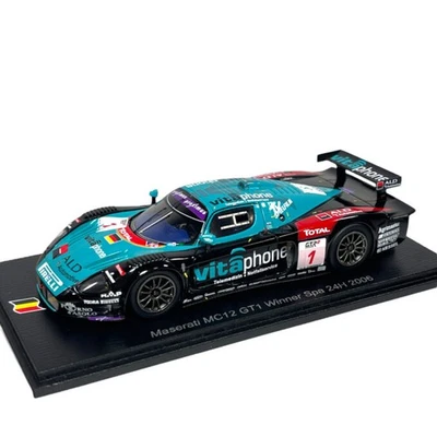 Modellino Auto Spark 1/43 Maserati MC12 GT1 #1 Winner 24h Spa 2006 - Immagine 1 di 4