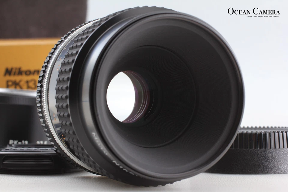 SN:713xxx [MINT w/PK-13] Nikon 55mm f2.8 Ai-s Micro-NIKKOR Macro Lens From JAPAN - image 1 of 4