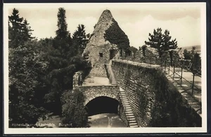 Lindenfels /Odenwald, Burghof, Ansichtskarte - Bild 1 von 2