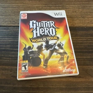 Nintendo Wii Guitar Hero World Tour PROBADO EN CAJA - Imagen 1 de 5