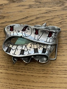 Love Hate Tattoo Gürtelschnalle von Alchemy ULB1 Metall Gothic England - Bild 1 von 2