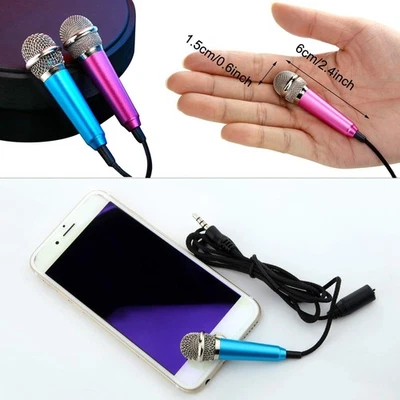 Frienda 4-Piece Mini Karaoke Microphones for Mobile & Laptop, 4 ColorsFrienda 4-