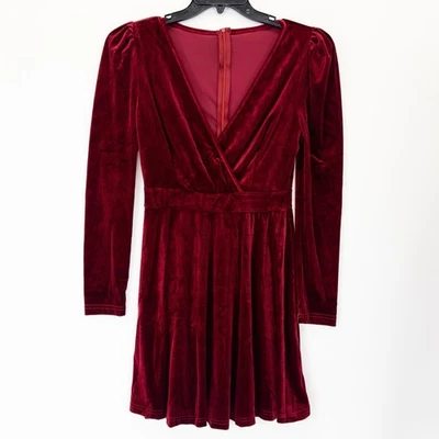 Vestido de Navidad para niñas talla L rojo adolescente terciopelo/terciopelo-como Foto 1 de 4