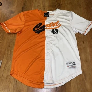Cartel Baseball Jersey #43 Maxi Millian East To West Orange NYC SIZE 2XL - Picture 1 of 8