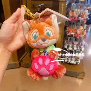 2025 Authentische Shanghai Disney Zootopia Nick Cartoon Plüsch Puppe Anhänger - Bild 1 von 1