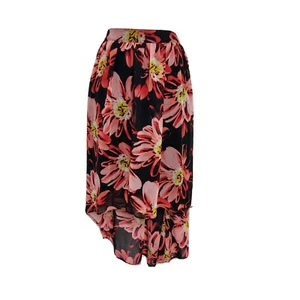 Worthington Floral Print Asymmetrical Skirt - Picture 1 of 11