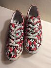Disney Minnie Mouse Shoes Women Size 7.5 Fashion Red Minnie Pattern Casual Flats