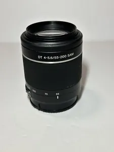 Sony SAL 55-200mm f/4.0-5.6 DT Lens  (S4-6) - Picture 1 of 6