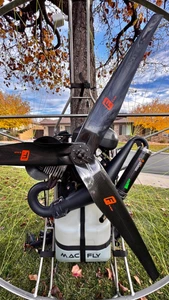 FLY THE BEST - 130CM 2.87 3 BLADE VITTORAZI MOSTER PARAMOTOR PROP - Picture 1 of 8