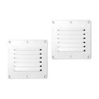 2x Air Ventilation Cover Vent Louver Grill for Sailing Boat Yacht Sidewall