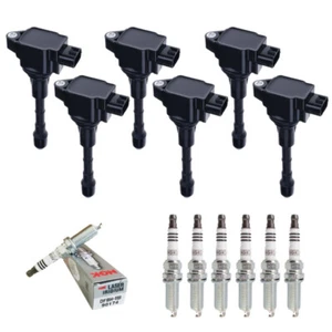 New Set of 6 Ignition Coil & NGK Spark Plug for Infiniti EX37 FX37 G37 M37 Q50 - Picture 1 of 12