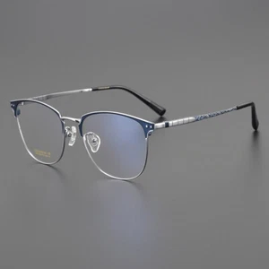 2025 NEU Herren Brille Brillengestell Reintitan Brille Klassische Brille Gold eyeglasses - Bild 1 von 21