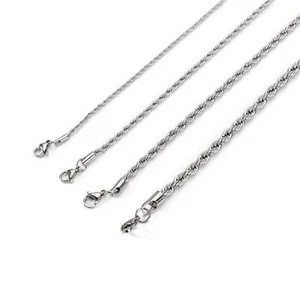 Twist Chain Bracelet - Silver Color Adjustable Bangle Men Women Bracelet Jewelry - Picture 1 of 27