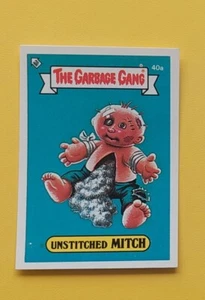 Unstitched Mitch The Garbage Gang 1985 Series 1 (AUS) 40a TOPPS Card Mint - Picture 1 of 4