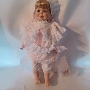 Vintage Porcelain Baby Doll 3-Face Rotating Head Happy Sleepy Weepy 21” Doll - Picture 1 of 12