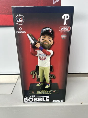 Bryce Harper 2023 Philadelphia Phillies NLCS MVP Bobblehead Exclusive New Cover