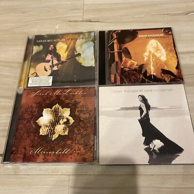 Sarah Mclachlan LOT Afterglow  Live (CD/DVD) Freedom Sessions Closer Mirrorball Foto 1 de 4