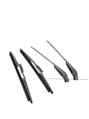 KIT COPPIA BRACCI CROMATI +  SPAZZOLE TERGI FIAT 500 EPOCA MOD. F/L/R GIAR 600 E - Image 1 of 4