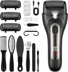 Pedicure Elettrico, 10 Pezzi Kit Pedicure Togli Calli Piedi Elettrico Con 3 Rull - Foto 1 di 12