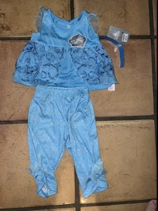 Disney PRINCESS CINDERELLA Sleeping PJ 2 PIECE SET girl size 2 NWT New - Picture 1 of 1