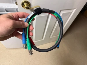 1.5ft Canare V3-3C Jacketed 3-pair BNC to BNC - Picture 1 of 2