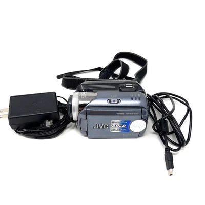 JVC Everio Camcorder GZ-MG27U 20GB Hard Disk Drive W/ Charger NO Battery - Image 1 of 4