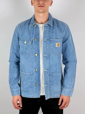 Carhartt Wip Michigan Denim Chore Coat Jacket - Image 1 of 4