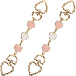 2pz Borsa Lega Cuore Catena Borsa Prolunga Catena Ricambio Accessorio Borsa Catena - Foto 1 di 12