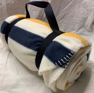 Hudson's Bay Company HBC Stripes Polar Fleece Throw - Picture 1 of 5