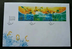 Finland Summer Olympic Games 1996 Sport Swimming (stamp FDC) - Picture 1 of 5