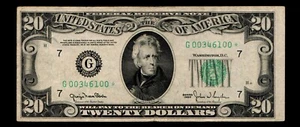 STAR 1950 $20 Federal Reserve Note Chicago - Picture 1 of 2