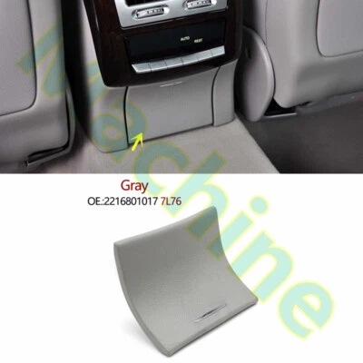 Cubierta cenicero trasero gris para Mercedes-Benz W221 2009-2013 2216801017 (7L76) Foto 1 de 4