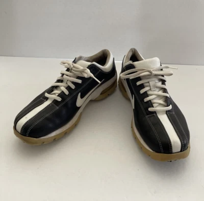 耐克 Air Max Giddy Up 高尔夫鞋黑色/白色 (307422-010) 8 码 — 第 1/4 张图片