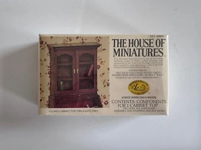 The House of Miniatures 封闭柜上衣套件 全新未拆封 复古 1977 全新 — 第 1/2 张图片