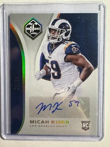 K285,384 - 2018 Limited Gold Spotlight #214 Micah Kiser Auto #/50 - Picture 1 of 1