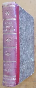 Dialoghi di amore Leone medico hebreo Aldus - 1549 - Imagen 1 de 3