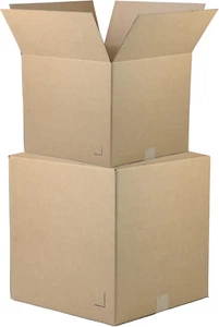 4X4X4'' Corrugated Shipping Boxes 100 Boxes - Picture 1 of 12