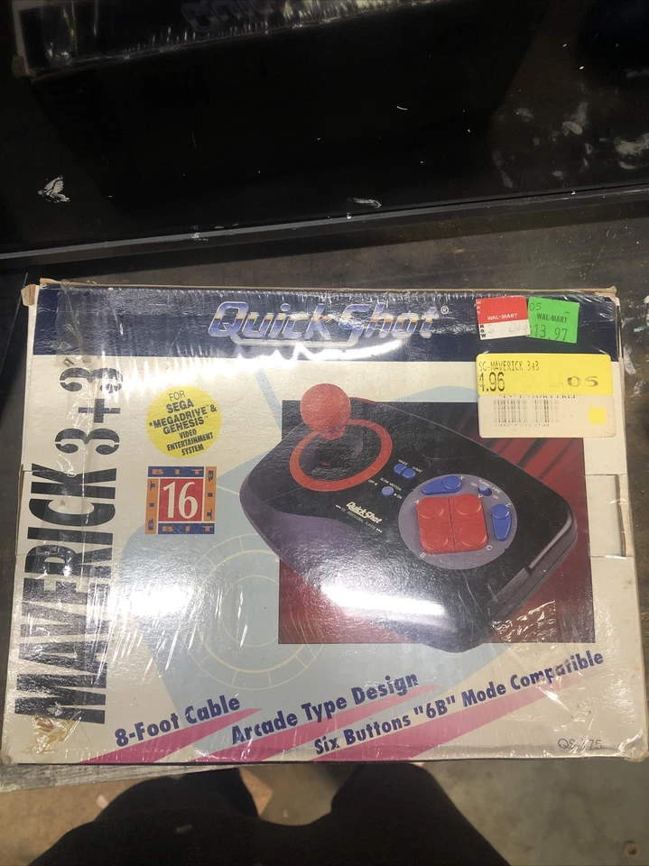 Quickshot Maverick 3+3 Controller for the Sega Genesis / Mega Drive - Image 1 of 1