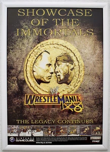 WWE Wrestlemania X8 RARE Gamecube 42cm x 59cm Promotional Poster - Picture 1 of 2