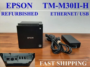 Epson TM-M30II-H POS Point of Sale Thermal Printer Ethernet USB Hub w/ PS - Picture 1 of 7