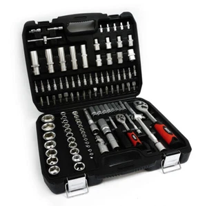 Steckschlüssel Satz Ratschenkasten Nusskasten Werkzeug Koffer Nüsse (108tlg-NN) - Bild 1 von 4