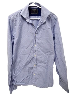 Scotch & Soda Mens My Favorite Shirt S Blue Striped DottLong Sleeve Button - Picture 1 of 5
