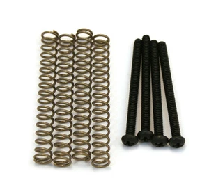 (4) Black Mounting Screws/Springs for USA/Gibson® Humbucker Pickups GS-0012-003 - Picture 1 of 1